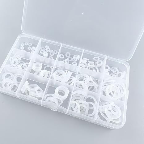 225 PCS Silicone O Ring Assortment Rubber Silicone Seal Kit