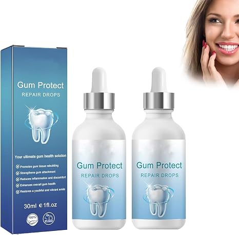 Gum Protect 2 Pieces Gum Regeneration Drops Gum Repair Drops Gum Regrowth Drops Gum Relief Drops Repair Gums Rejuvenates Your Gums With Ease