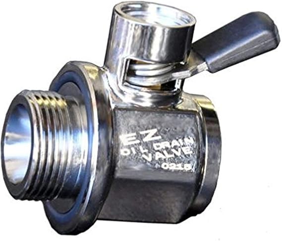 EZ (EZ-207) Silver 26mm-1.5 Thread Size Oil Drain Valve