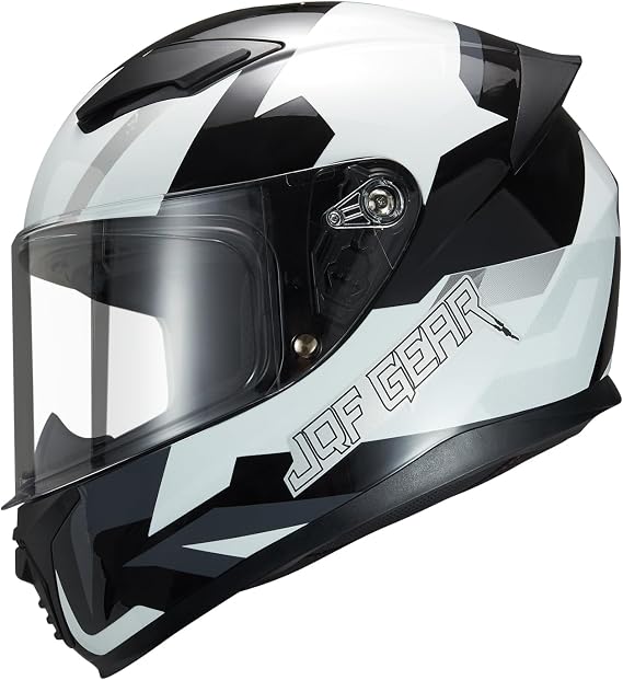 Full Face Motorcycle Helmet WS-607 DOT Approved for Adults | Designed for street riding with visor, ABS shell EPS, ventilation vents, removable washable liner and quick release buckle