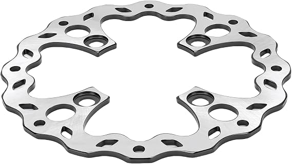 Naroote Brake Disc Rotor, 190mm Diameter 4mm Thickness Rotor, CNC Machined High Carbon Steel with 4 Holes Design, Ideal for Electric Dirt Bike