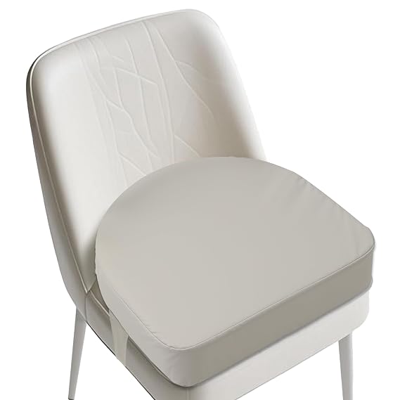E1F1NN DOT U-Shaped Toddler Booster Seat for Kitchen Chair (Big Size) Dining Table, Portable Waterproof PU Material Kids Booster Seat with Safety Buckles, High Cushion for Travel with Non-Slip Bottom
