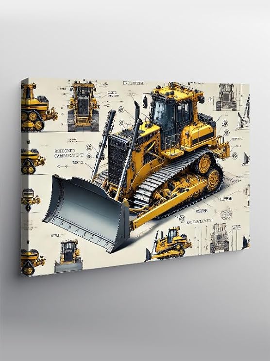 Tablo Mega Kanvas Tablo İnşaat Gücü YTCNVS506449, 100 x 140