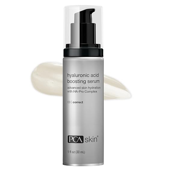 PCA SKIN Hyaluronic Acid Boosting Hydrating Face Serum, Lightweight, 1 oz