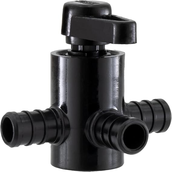 RecPro RV 1/2" Three-Way Water Heater Bypass Valve | Shut Off