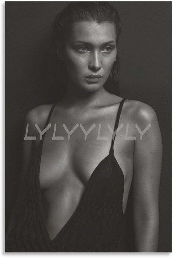MOJDI Bella Hadid Sexy Bikini Poster 5 Canvas Painting Posters And Prints Wall Art Pictures for Living Room Bedroom Decor 16x24inch(40x60cm) Unframe-style