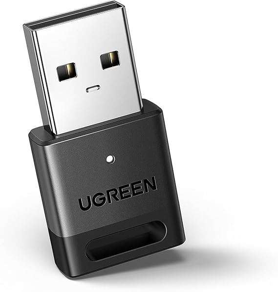 UGREEN USB Bluetooth 5.3 Adapter for PC, Plug & Play for Windows 11/10/8.1, Bluetooth Dongle Receiver for Keyboard/Mouse/Headphone/Speakers/Printer