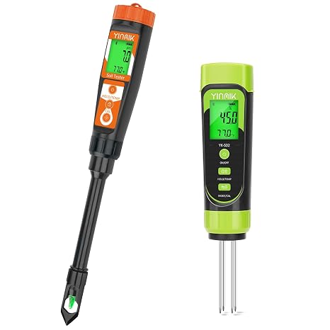 YINMIK Digital Soil pH Moisture Meter Combo