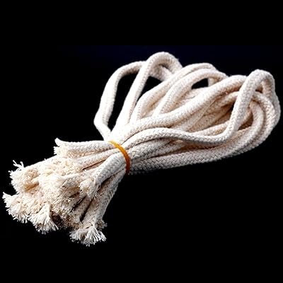 FQTANJU 20 Pcs 1.34 FeetLength 14Dia Round Cotton Kerosene Oil Lamp Wicks Burner for Tiki Torches,Alcohol Candle Burner,Dietz Oil Lantern,Lampberger Kerosene Lamp