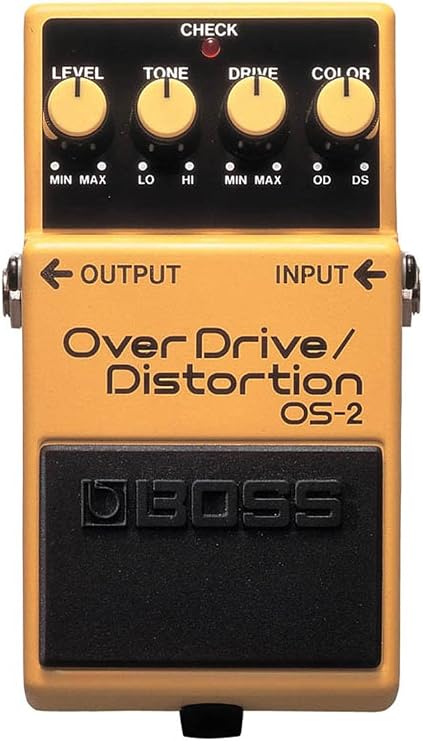 BOSS OS-2 Gold Overdrive/Distortion Guitar Pedal