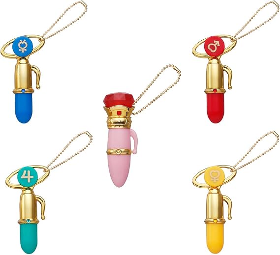 Gashapon Sailor Moon Disguise & Transformation Pen Mascot Charm Set
