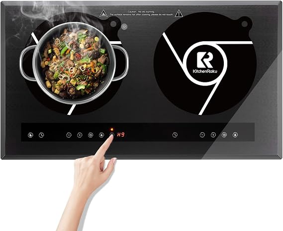 Induction Cooktop Protector Mat (20cm, Black)