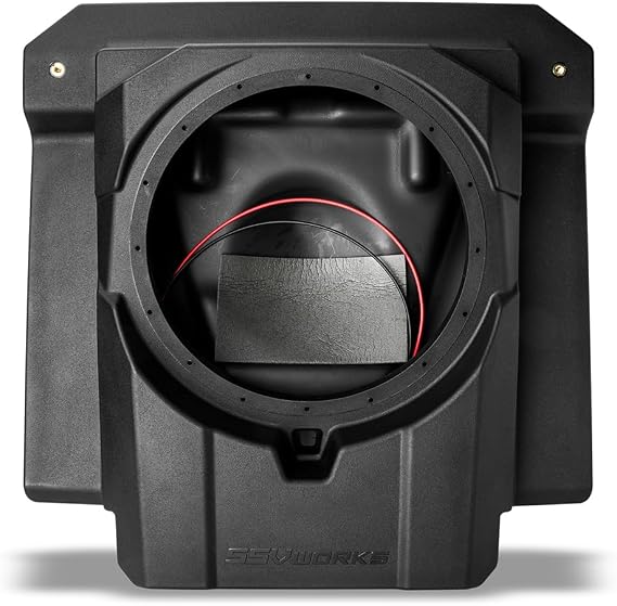SSV Works 2024-2026 CanAm Maverick R/Maverick R Max Under-Seat (LH or RH) 10" High-Strength Subwoofer Enclosure | Weatherproof | Allows Lower Seat Position | Enclsoure Only 240-MAVR-US10U