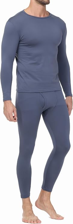 Thermal Underwear for Men Long Johns Base Layer Regular/Tall Top and Bottom Set Pajamas Cold Weather Winter Clothes