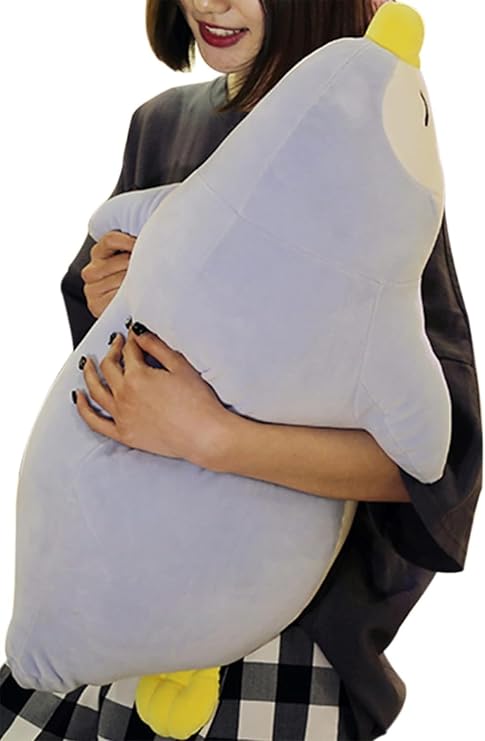 Cute Emperor Penguin Stuffed Animals Plush Doll Toys for Kids Plushies Stuffed Hugging Penguin Pillow Throw Gift for Kids or Lovers (50cm, Blue)