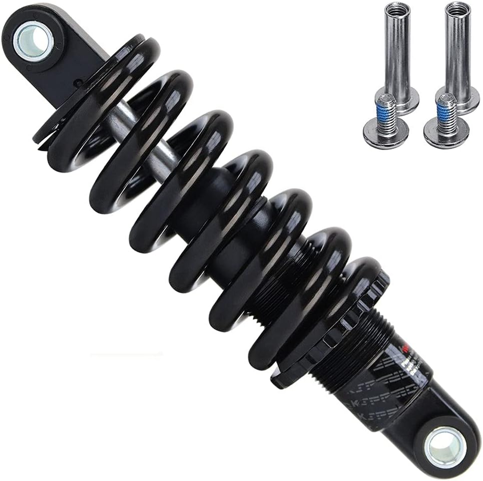 Mountain Bike Rear Shock Coil Spring Suspension 125150165190mm with Bushing and Screw 150 Lbs to 2000 Lbs Color : 190mm, Size : 1000Lbs