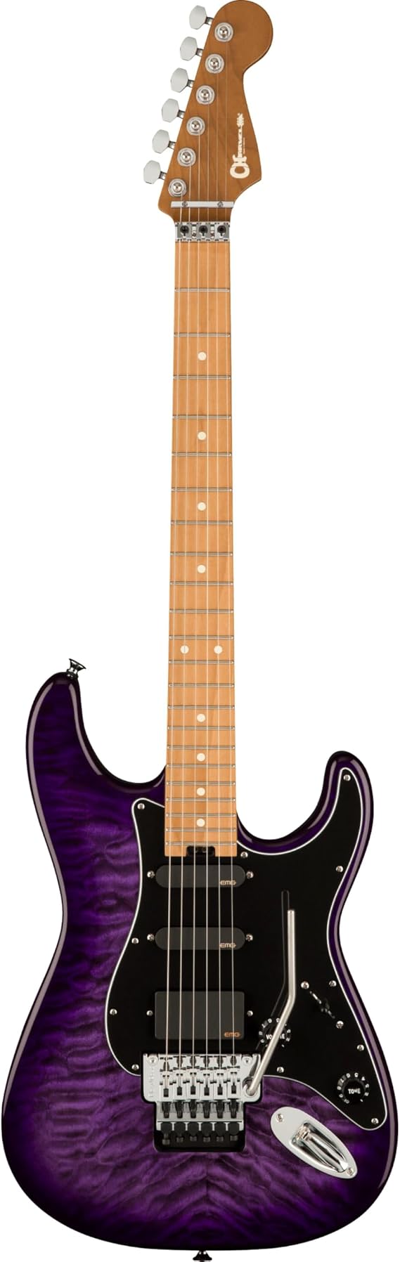 Charvel Marco Sfogli Signature Pro-Mod So-Cal Style 1 HSS FR - Transparent Purple Burst