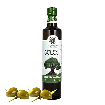 Ariston "The Very Best" Extra Virgin Olive Oil | Anti-Oxidant Rich, Cold Pressed, Premium Quality | Product of Greece (250ml) 8.45 fl oz, Select