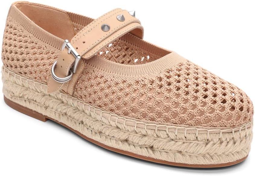 ASH Womens Estella Knit Mesh Flatform Espadrille