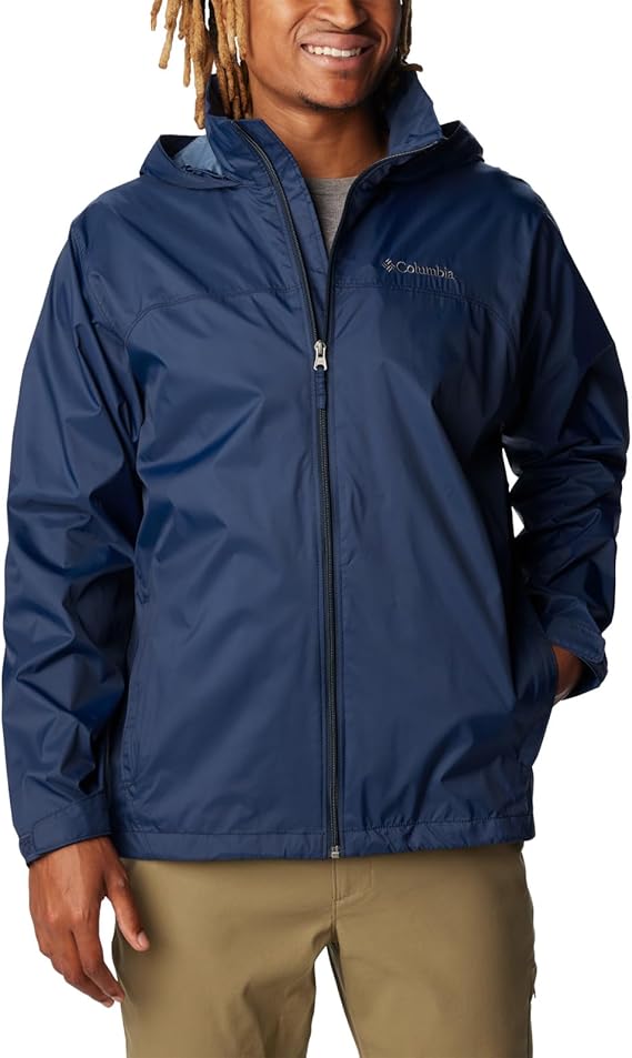 Columbia Men's Glennaker Lake Rain Jacket, Collegiate Navy, XX-Large