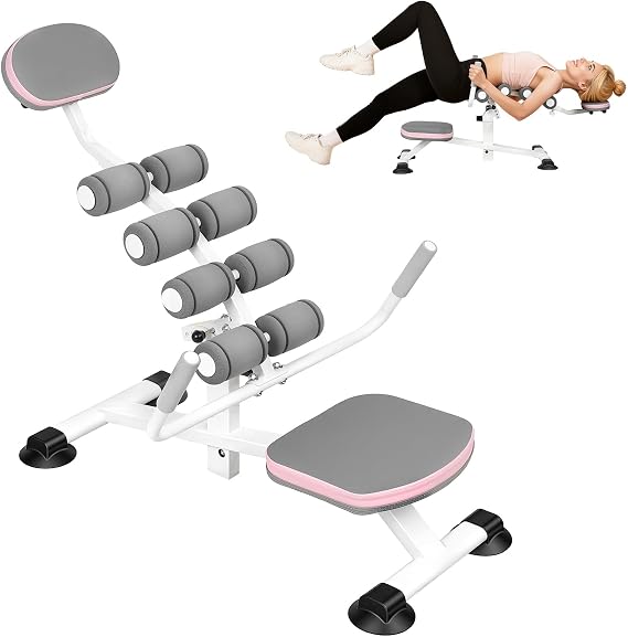 Mini Portable Inversion Table, Lumbar Decompression Table 440 lbs Weight Capacity, Yoga Inversion Stool, Compact Foldable Back Stretcher