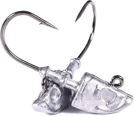 10Pcs Jig Heads Saltwater for Fishing Swimbait Saltwater Jig Heads Lures for Bass