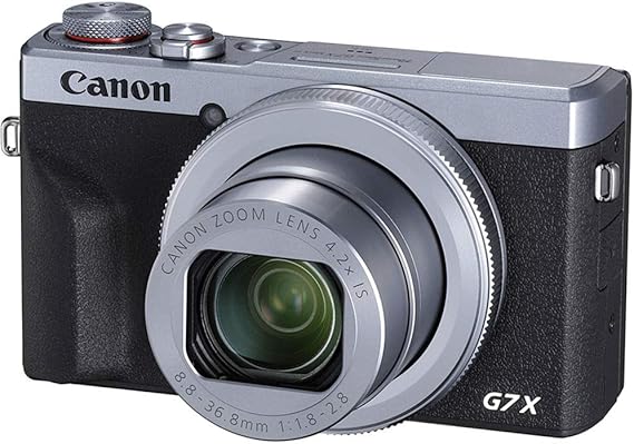 Canon PowerShot Digital Camera [G7 X Mark III] with Wi-Fi & NFC - International Version - Silver