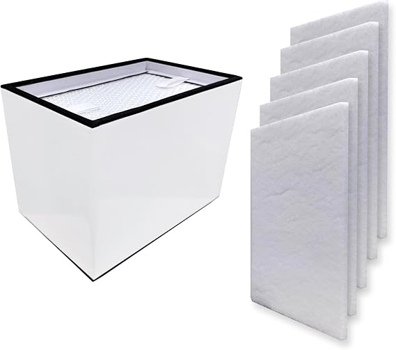 Replacement Filter Compatible With xTool F1 Desktop Smoke Air Purifier, Integrated True HE-PA Filter+5 Washable PreFilters, High Efficiency Smoke Removal for Laser Engraver Workshop, Home & Basement