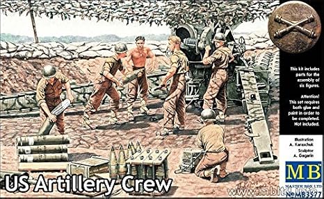 Master Box US Artillery Crew 6 FIG WWII 1/35 3577
