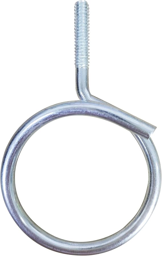 100 Pieces 2 Diameter Threaded Bridle Rings, Heavy Duty Cable Support, Metal Ring Hangers for Low Voltage Wire Management