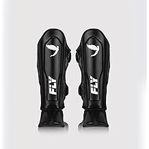 Fly Sports Premium Boxing and Martial Arts Equipment | Leather Shin Protectors | Spectre M 2.0