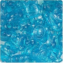 24 Pcs Beads Turtle Shaped 23mm Plastic Pony Beads (Bright Red Opaque)