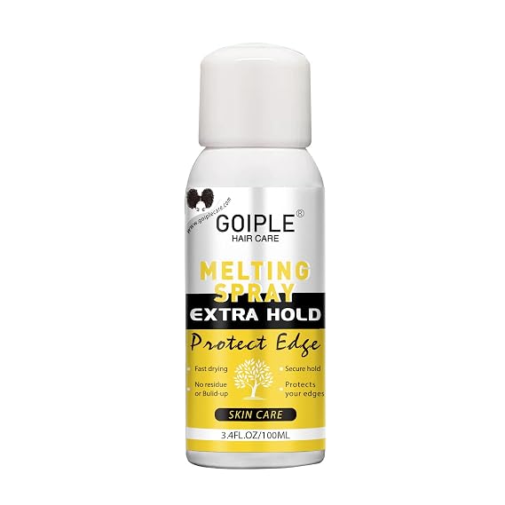 Lace Melting and Holding Spray Glue-Less Hair Adhesive for Wigs, Lace Bond Adhesive for Closure Wigs and Front Extensions, Strong Natural Finishing Hold with Control