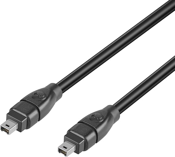 FireWire Cable 4 Pin to 4 Pin iLink DV Cable Firewire 400 IEEE 1394 Cord for Laptop to Camcorder 6 Feet
