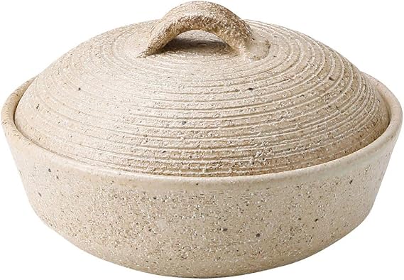 Marui Ceramics Iga Ware Hechimon Small Pot White Birch MR-3-3524 280ml