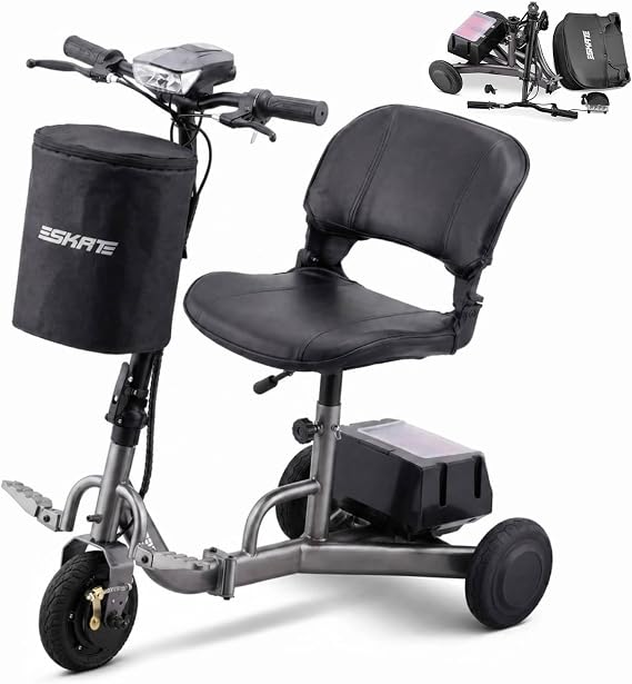 Foldable Mobility Scooter, 50 Lbs Lightweight Mobility Scooters for Seniors