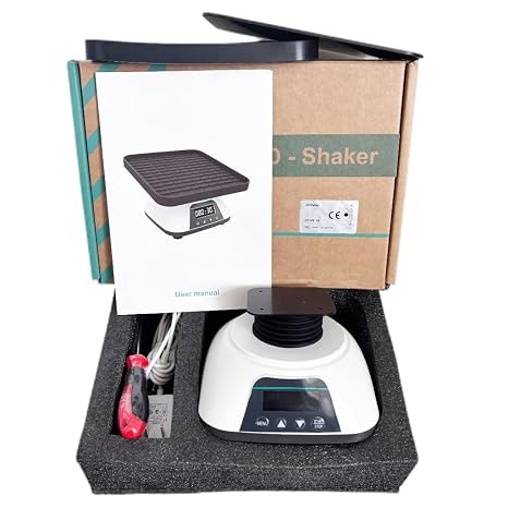 Digital 3D Rotation Mixer with Speed Range 10 to 80rpm Tilt Angle 10Max Load 0.8kg DC Brushless Motor Safe Long Life and Free of Maintenance Operating Silent and Stable