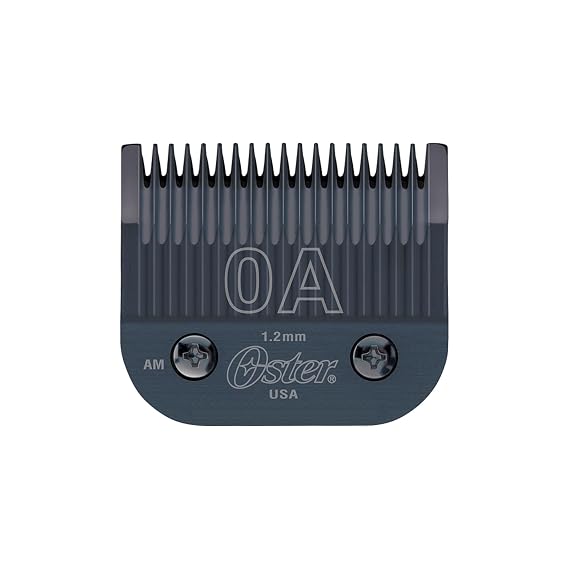 Oster Professional Clipper Blades - Size 0A Blades - Compatible with All Detachable Blade Clippers - Long-Lasting, High-Carbon Steel, Treated for Ultra-Sharp Precision