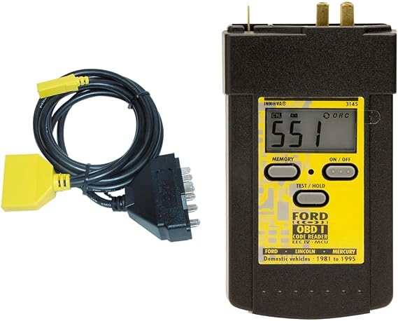 INNOVA Ford Digital OBD1 Code Reader and Extension Cable Bundle