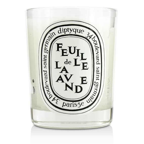 Diptyque Feuille de Lavande Scented Candle Unisex Candle 6.5 oz