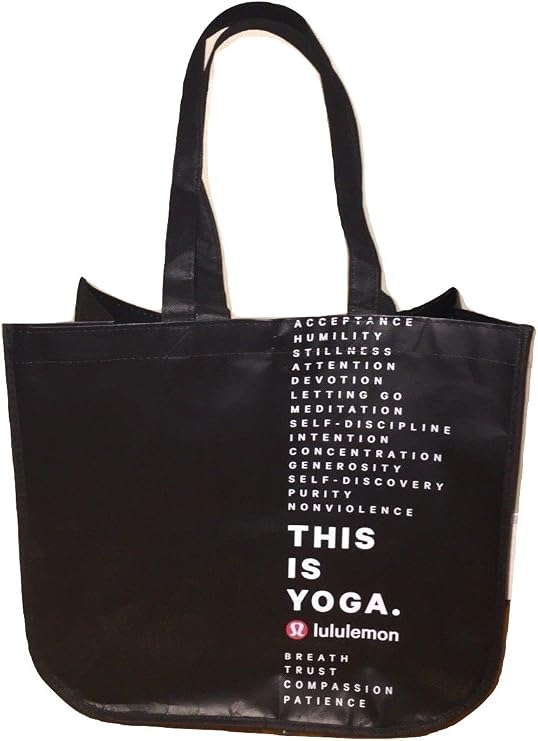 Lululemon Holiday Special Edition LARGE Reusable Tote Carryall Gym Bag