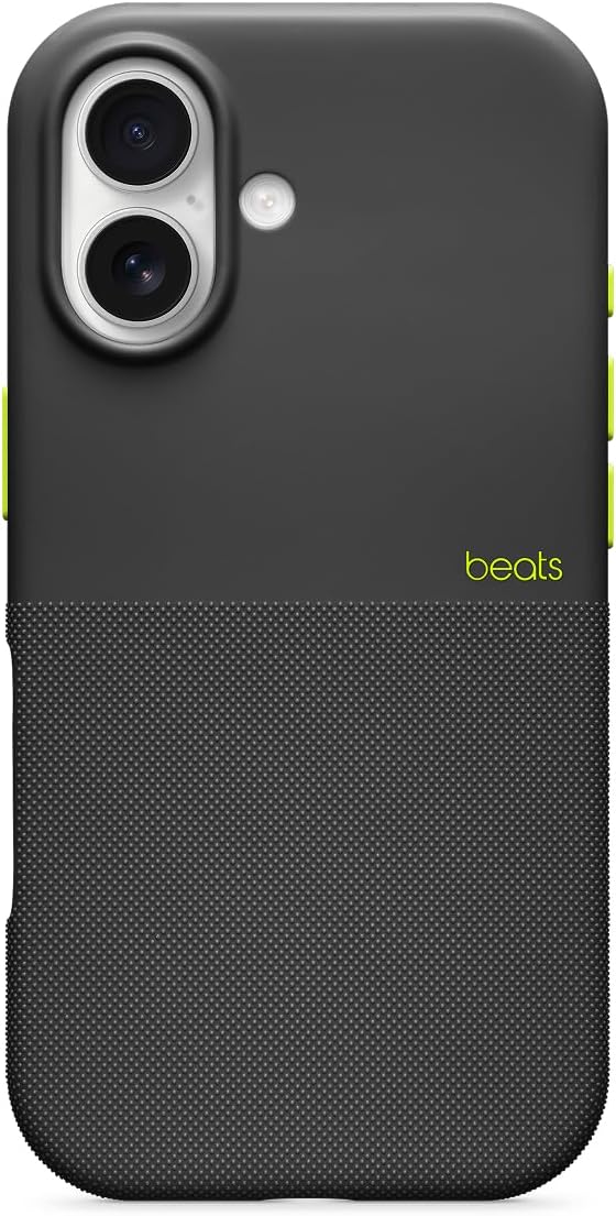 Beats iPhone 17 Rugged Case with MagSafe & Camera Control, Scratch & Drop Tested, Matte Texture with Microfiber Lining - Everest Black