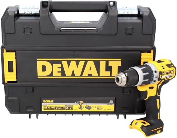 Dewalt Akülü darbeli matkap/darbeli matkap (460 W, 18 V, LED çalışma lambası, fırçasız motor teknolojisi, 2 kademeli tam metal şanzıman, 15 kademeli tork) DCD796NT [Enerji Sınıfı A]