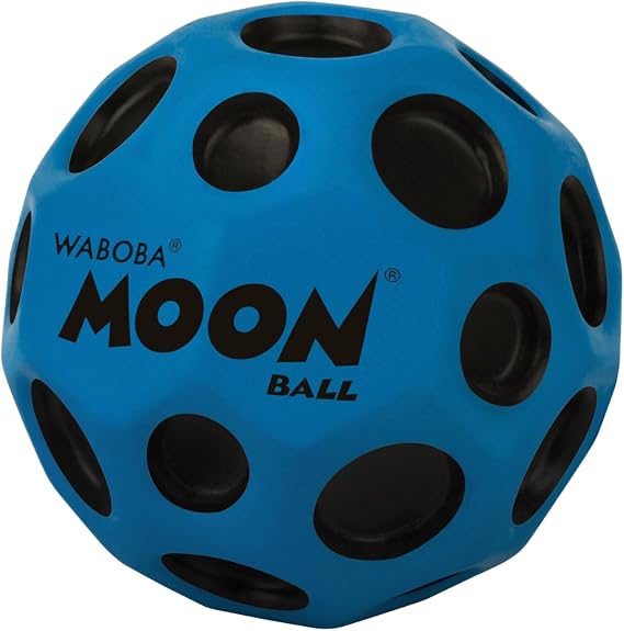 Waboba The Original Moon Ball - Hyper Bouncy Ball Makes Pop Sound When Bounced - All Ages Extreme Bounce & Fun - Perfect for Active Play & Indoor or Outdoor Games