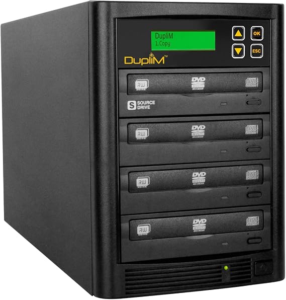 DupliM 1:3 DVD CD Duplicator Stand-Alone Copy Tower Cloner Burner Copier