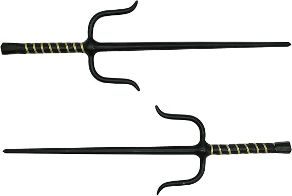 Master USA Martial Arts Training SAIS, Stainless Steel Blades, Wrapped Handle, Practice, Cosplay, Pack of 2