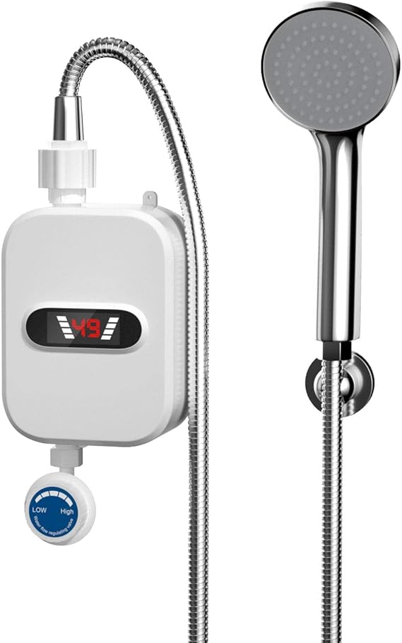 Electric Tankless Water Heater, Electric Water Heater, Electric Water Heater, Instant Water Heater, Large Capacity, Small Electric Water Heater, Leak Proof, Explosion-proof, Water Heater, 110 V, Water