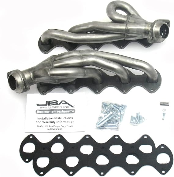 JBA 1670S 1-5/8" Shorty Stainless Steel Exhaust Header for Ford Truck V-10 05-08