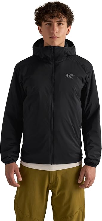 Arc'teryx Atom Hoody Men's - Redesign | Lightweight Insulated Jacket for Men with Hood | Moisture and Wind Resistance | Black, X-Large | Lightweight Insulated Jacket for Men with Hood - Moisture and Wind Resistance