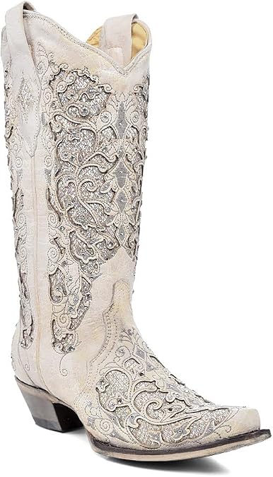 Corral Boots Women's Western Snip Toe Wedding Boots